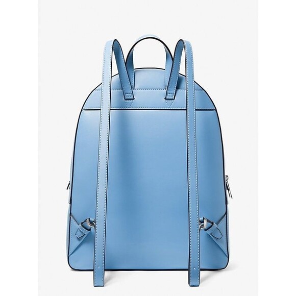 New Michael Kors Jaycee Large Pebble Leather Backpack South Pacific - Picture 4 of 4